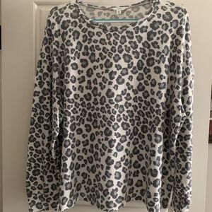Women’s Animal Print Pullover Sweater